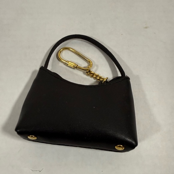 Vintage 80s 90s ETIENNE AIGNER Handbag Keychain Bag Charm - Fob Keychain Bag - Picture 5 of 11